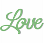 Palavra Decorativa Love Lettering Para Parede - 6mm