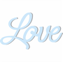 Palavra Decorativa Love Lettering Para Parede - 6mm