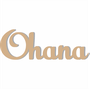 Palavra Decorativa Ohana Lettering Para Parede - 6mm