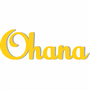 Palavra Decorativa Ohana Lettering Para Parede - 6mm