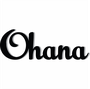 Palavra Decorativa Ohana Lettering Para Parede - 6mm