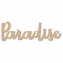 Palavra Decorativa Paradise Lettering Para Parede - 6mm