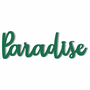 Palavra Decorativa Paradise Lettering Para Parede - 6mm