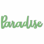 Palavra Decorativa Paradise Lettering Para Parede - 6mm