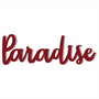 Palavra Decorativa Paradise Lettering Para Parede - 6mm