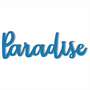 Palavra Decorativa Paradise Lettering Para Parede - 6mm