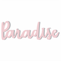 Palavra Decorativa Paradise Lettering Para Parede - 6mm