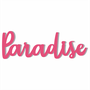 Palavra Decorativa Paradise Lettering Para Parede - 6mm