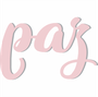Palavra Decorativa Paz Lettering Para Parede - 6mm