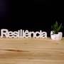 Palavra Decorativa Resiliência 45cm em Mdf 15mm