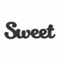 Palavra Decorativa Sweet Lettering Para Parede - Laqueado 6mm
