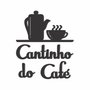 Palavras Decorativas Aplique Cantinho do Café Lettering Para Parede - Laqueado 6mm