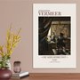 Placa Decorativa A Arte da Pintura de Johannes Vermeer