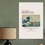 Placa Decorativa A Grande Onda de Kanagawa de Katsushika Hokusai