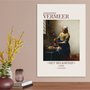 Placa Decorativa A Leiteira de Johannes Vermeer