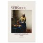 Placa Decorativa A Leiteira de Johannes Vermeer