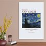 Placa Decorativa A Noite Estrelada de Van Gogh
