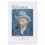Placa Decorativa Autorretrato co Chapéu de Feltro de Van Gogh