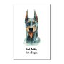 Placa Decorativa Cachorro Doberman Características da Raça