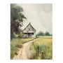 Placa Decorativa Casa no Campo Vintage