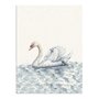 Placa Decorativa Cisne No Lago Vintage Farmhouse