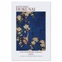 Placa Decorativa Dom Fafe e as Flores de Cerejeira Chorona de Katsushika Hokusai