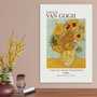 Placa Decorativa Doze Girassóis Numa Jarra de Van Gogh
