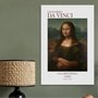Placa Decorativa Mona Lisa de Leonardo da Vinci