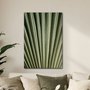 Placa Decorativa Natureza Minimalista Folha Verde