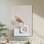 Placa Decorativa Natureza Minimalista Plantas Secas