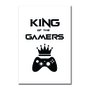 Placa Decorativa Nerd Geek Games King Of The Gamers