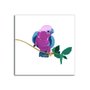 Placa Decorativa Papagaio Rosa