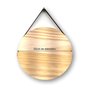 Placa Decorativa Personalizada em Madeira de Pinus para Porta e Parede com Gravação a Laser ou Impressão UV