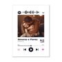 Placa Decorativa Personalizada Interativa com Código QR do Spotify - Fundo Branco