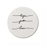 Placa Decorativa Redonda Frase Hope Faith Love Placa Decorativa Redonda Frase Hope Faith Love