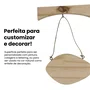 Placa Mão Francesa Decorativa Peixe em Madeira Pinus Estilo Náutico e Base para Artesanato