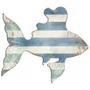 Placa Decorativa Peixe em MDF 3mm Estilo Náutico e Praia