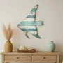 Placa Decorativa Peixe em MDF 3mm Estilo Náutico e Praia