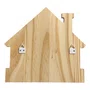 Porta Chaves Personalizado em Madeira de Pinus Clear com Gravação a Laser ou Impressão UV - 18,5x20cm