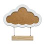 Porta Maternidade Para Amigurumi Em Mdf Colorido Moldura Nuvem Com Plaquinha