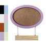 Porta Maternidade Para Quarto Infantil Com Moldura Oval Colorida