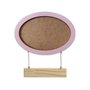 Porta Maternidade Para Quarto Infantil Com Moldura Oval Colorida