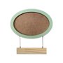 Porta Maternidade Para Quarto Infantil Com Moldura Oval Colorida