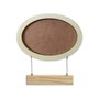 Porta Maternidade Para Quarto Infantil Com Moldura Oval Colorida