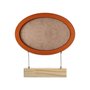 Porta Maternidade Para Quarto Infantil Com Moldura Oval Colorida