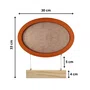 Porta Maternidade Para Quarto Infantil Com Moldura Oval Colorida