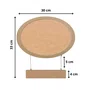 Porta Maternidade Para Quarto Infantil Com Moldura Oval Em Mdf