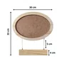 Porta Maternidade Para Quarto Infantil Moldura Oval Em Pinus