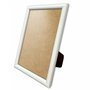 Porta Retrato Com Moldura Abaulada Lisa Revestida Com Suporte e PVC Antirreflexo - 2x3