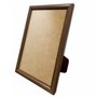 Porta Retrato Com Moldura Abaulada Lisa Revestida Com Suporte e PVC Antirreflexo - 2x3